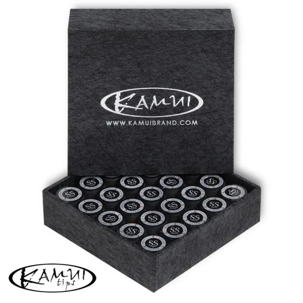 Наклейка для кия Kamui Clear Black ø14мм Super Soft 1шт.