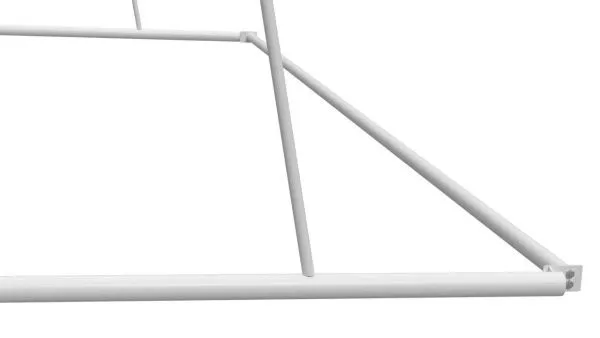 Футбольные ворота с креплением к земле, 7,32х2,44 м, по ГОСТу тип 3