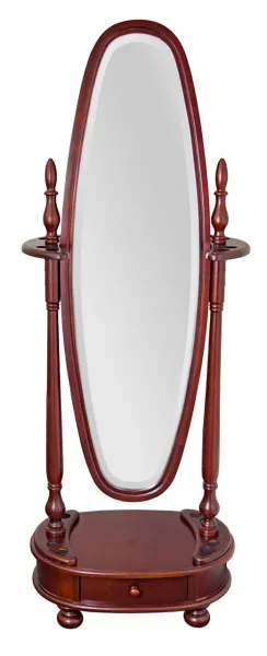 Киевница с зеркалом для 8 киев Dublin махагон