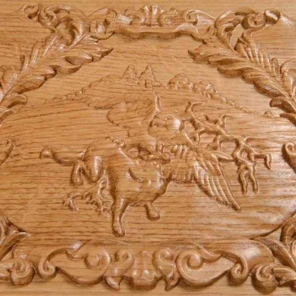 Нарды Ивановские "Соколиная Охота" дуб