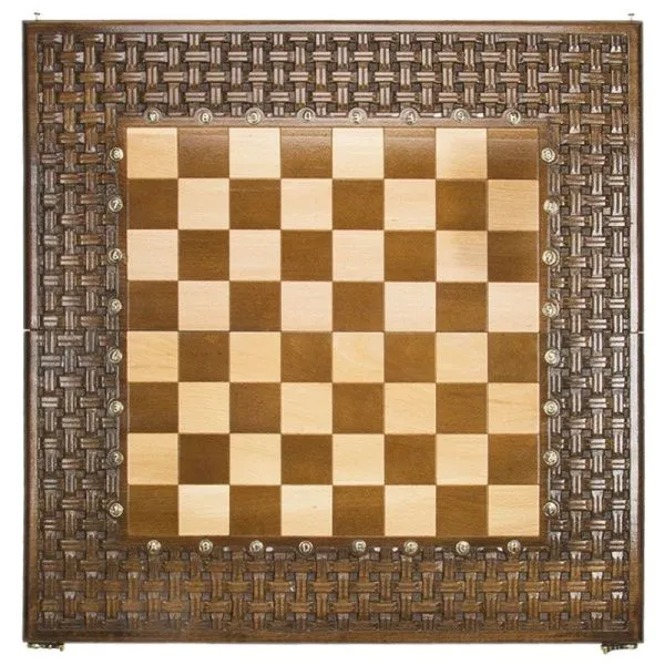 Шахматы + нарды резные"Армянский Орнамент" 60, Haleyan