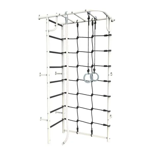 Шведская стенка Rokids Рукоход-Угловой (бело-черный)