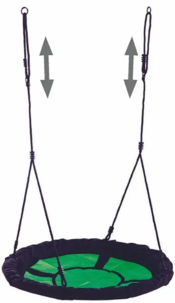 Качели KBT Гнездо Swibee / 190.007.007.001 (зеленое яблоко/черный)