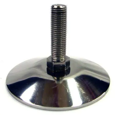 Опора регулируемая / пирамида хром D14 см