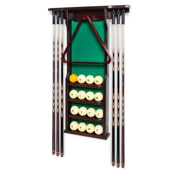 Киевница настенная Витория для 6 киев с подвесами дуб темно-коричневая