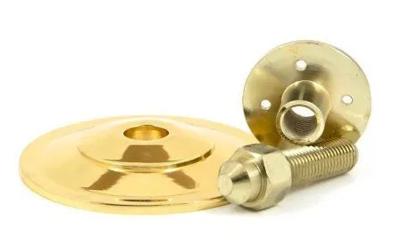 Опора регулируемая для бильярдного стола (пирамида, латунь D14 см)