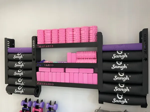 MAKARIO Держатель настенный MAKARIO, для 15 цилиндров и 30 блоков