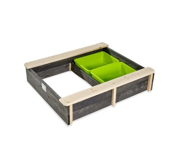 Детская песочница с крышкой для дачи Акцент