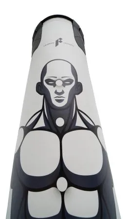 Боксерский мешок FILIPPOV DYNASTY (белый; 90см/40см/20-25кг0