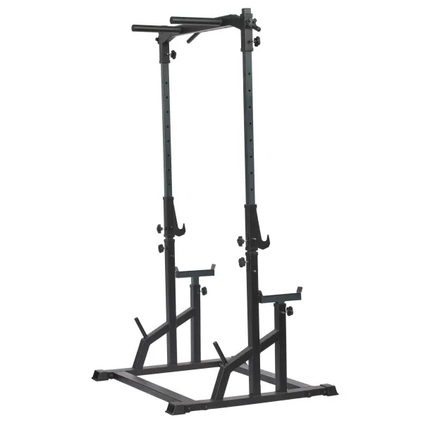 Стойка с подстраховкой под штангу с турником и брусьями Domsen Ds36