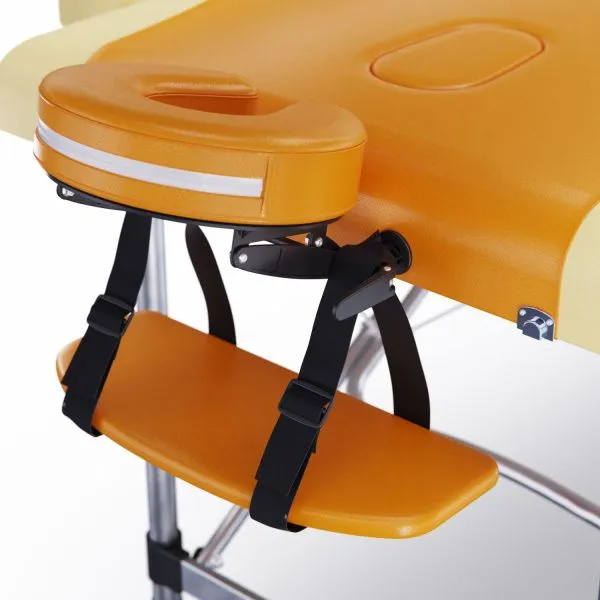 Массажный стол DFC NIRVANA Elegant PREMIUM, цвет оранжево-бежевый