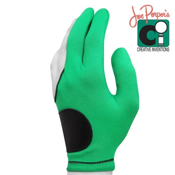Перчатка Joe Porper`s кожаная вставка светло-зеленая левая безразмерная