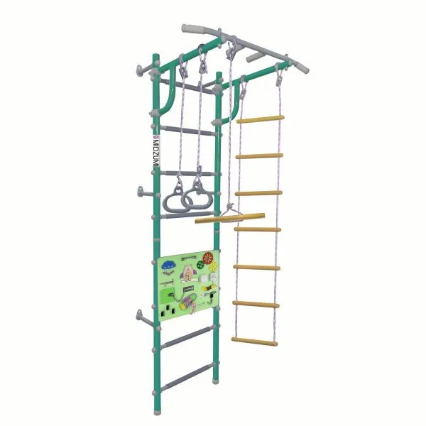 Шведская стенка Midzumi Banji Kabe Busyboard (ментоловый сорбет и бизиборд салатовый)