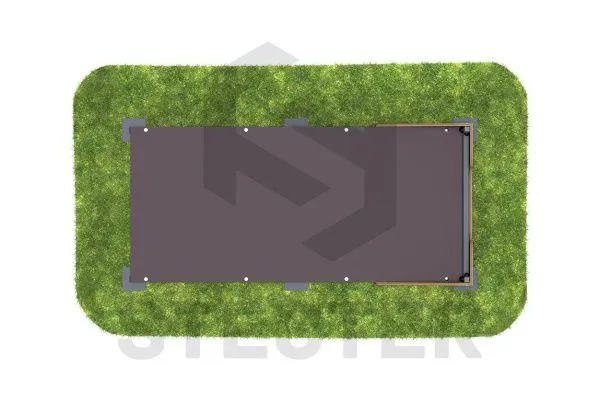 Элемент полосы препятствий "Окоп для стрельбы и метания гранат"