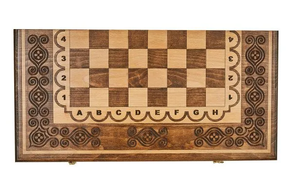 Шахматы + нарды резные "Аида" 50, Mkhitaryan