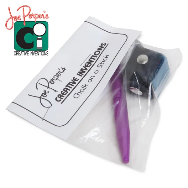 Держатель для мела  Joe Porper`s Chalk On A Stick алюминий/кожа фиолетовый