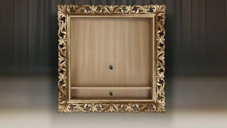 Модуль для TV квадратный. Багет Винченцо