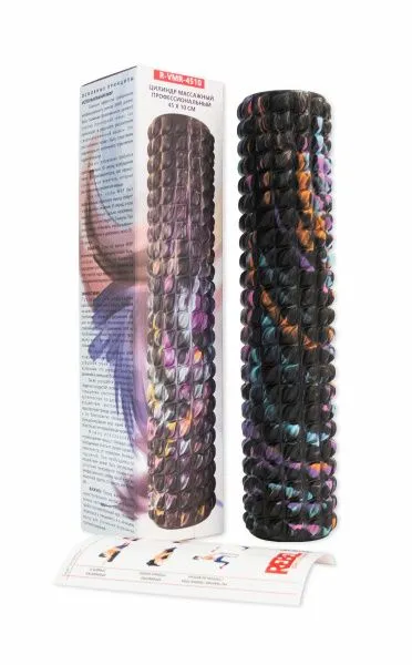 Цилиндр массажный профессиональный 45 х 10 см REBEL