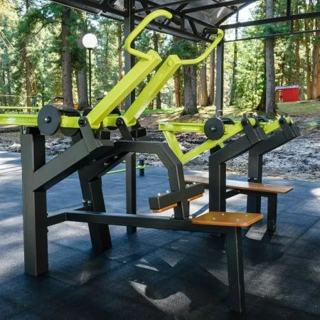 P-1807 Уличный тренажер Вертикальная тяга с переменной нагрузкой ZAVODSPORTA