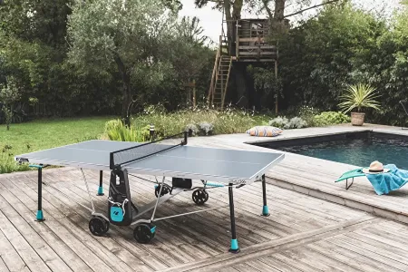 Теннисный стол CORNILLEAU 300X Sport Outdoor (синий)