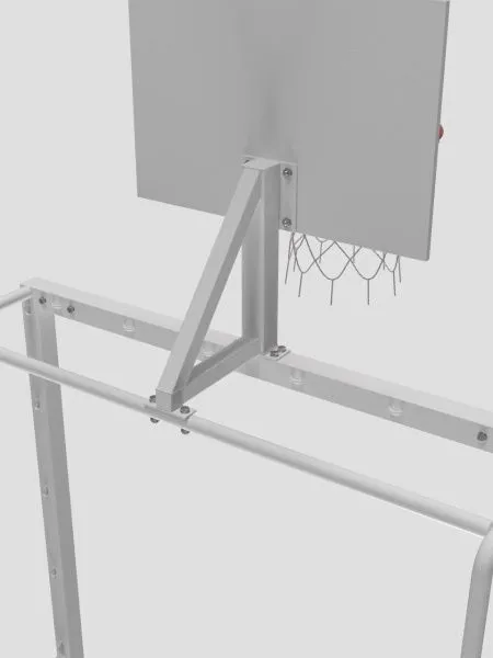 Ворота минифутбольные детские со щитом бетонируемые