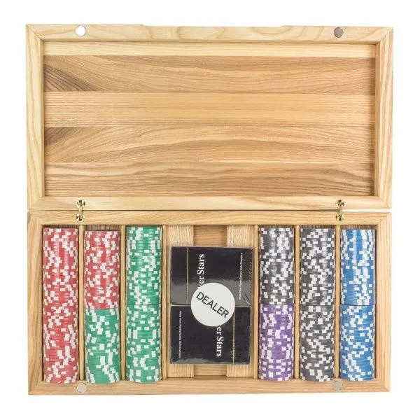 Набор для покера Ultimate на 300 фишек в кейсе из ясеня v2, Partida