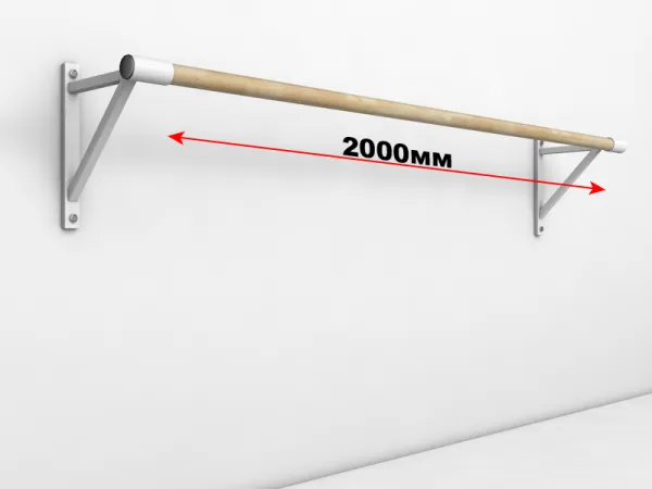 Станок балетный настенный однорядный 