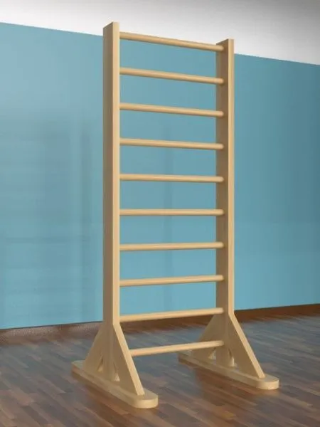 Шведская стенка деревянная напольная 