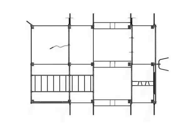 Функциональная рама 5800х3600 мм, H=4500 мм