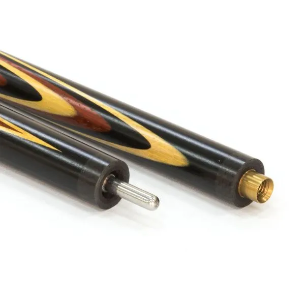 Кий / пирамида 2-pc "Классика" (падук, лимонник, граб) 19 запилов, инкрустация