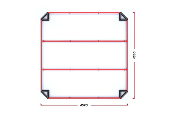 Рама для боксерских мешков "Квадрат"