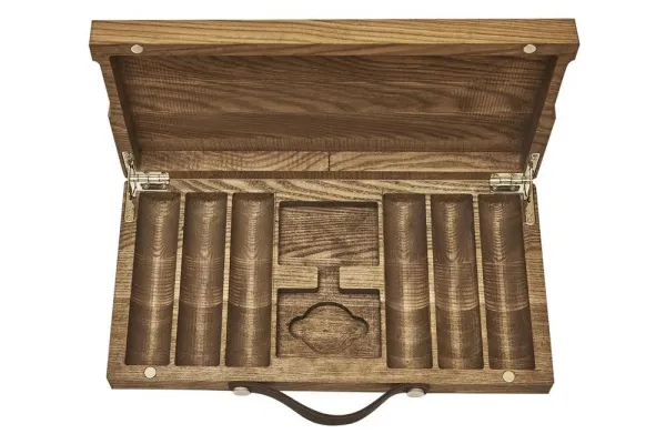 Набор для покера Valentino Poker Room Ceramic на 300 фишек в кейсе из ясеня, Partida