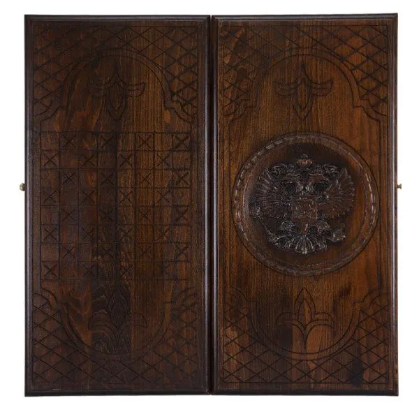 Нарды резные "Герб РФ-2" 50, Ustyan