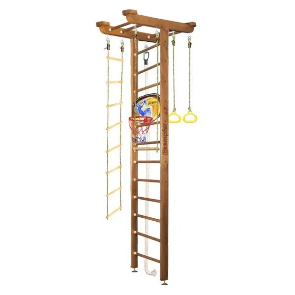 Шведская стенка Kampfer Big Sport Ceiling Basketball Shield (№2 Ореховый Высота 3 м)