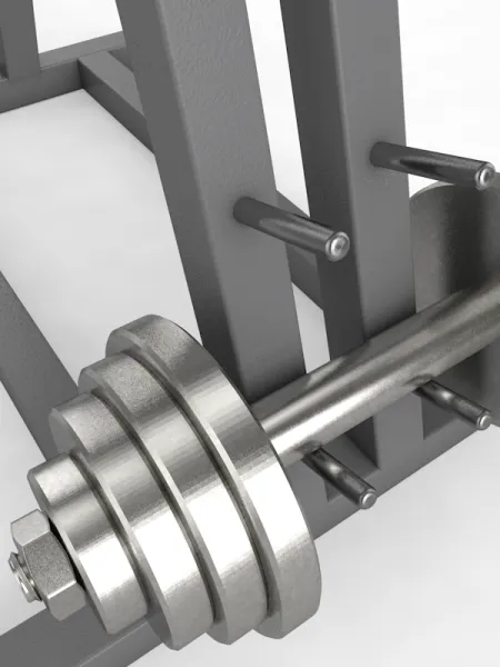 Стойка (горка) для гантелей