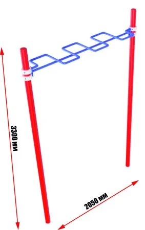  Рукоход-“Змейка”  серии "Воркаут" уличный