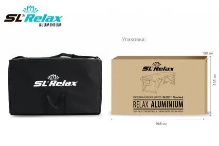 Массажный стол Aluminium (black)