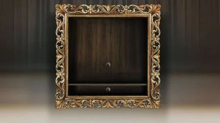 Модуль для TV квадратный. Багет Винченцо