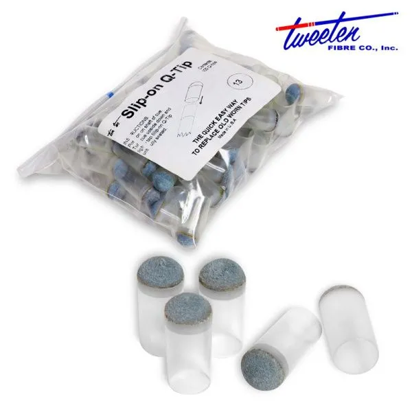 Колпачок для кия Tweeten Slip-On Q-Tip ø13мм прозрачный 100шт.