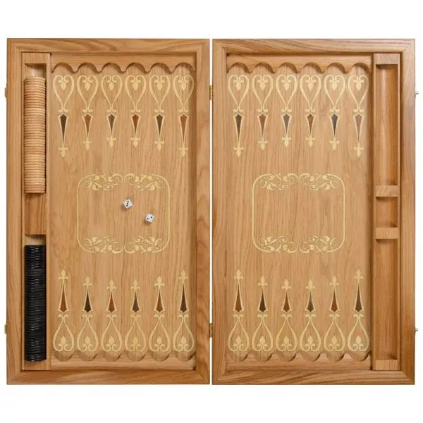 Нарды Ивановские "Соколиная Охота" дуб