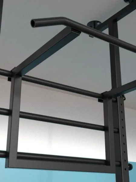 Шведская стенка с регулировкой высоты враспор с турником (тип 2)