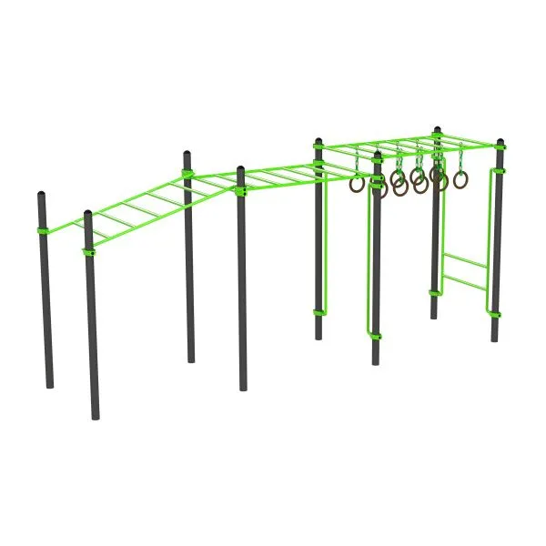 W358 GTO Рукоход с изменением высоты с подвижными кольцами (разноуровневый) ZAVODSPORTA