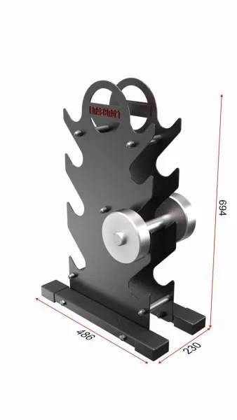 Стойка для тяжелых гантелей 4 уровня
