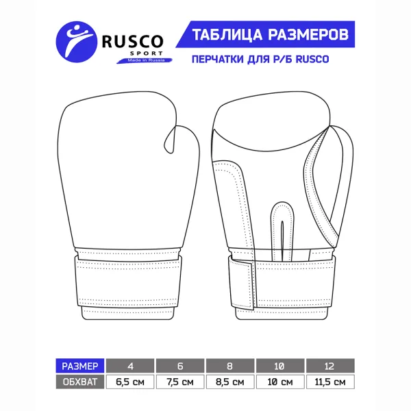 Перчатки для рукопашного боя Rusco, к/з
