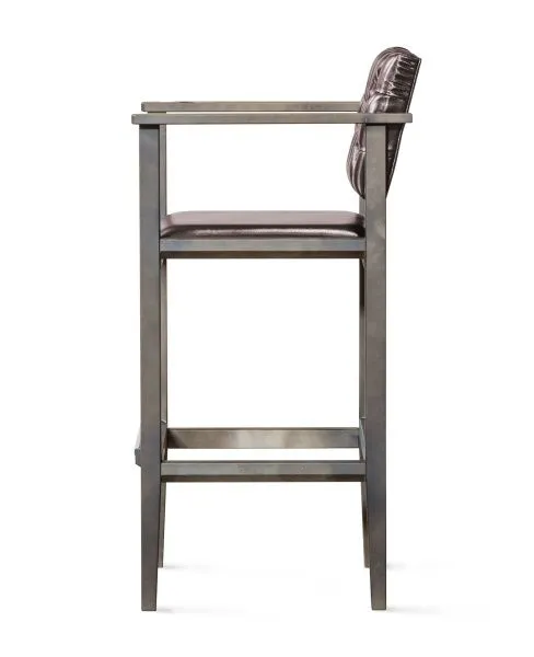 Кресло бильярдное (мягкое сиденье + мягкая спинка, цвет коричневый)