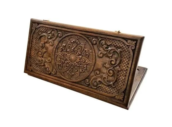 Нарды резные "Сияние 4",60 Ustyan