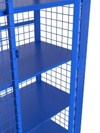 Стеллаж для спортивного инвентаря закрытого типа разборный