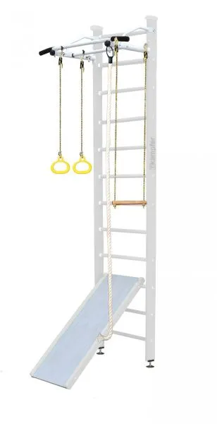 Шведская стенка Kampfer Ride Ceiling (№6 Жемчужный Высота 3 м белый турник)