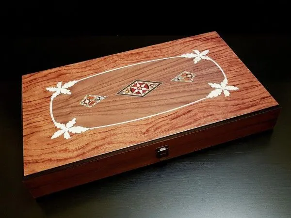 Нарды подарочные "Азия" роза антик