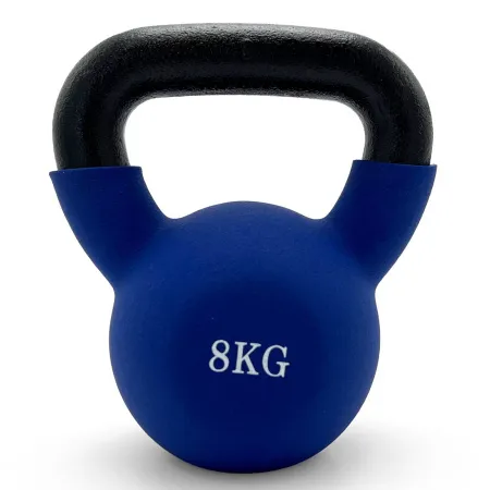 Гиря UNIX Fit виниловая 8 кг Blue